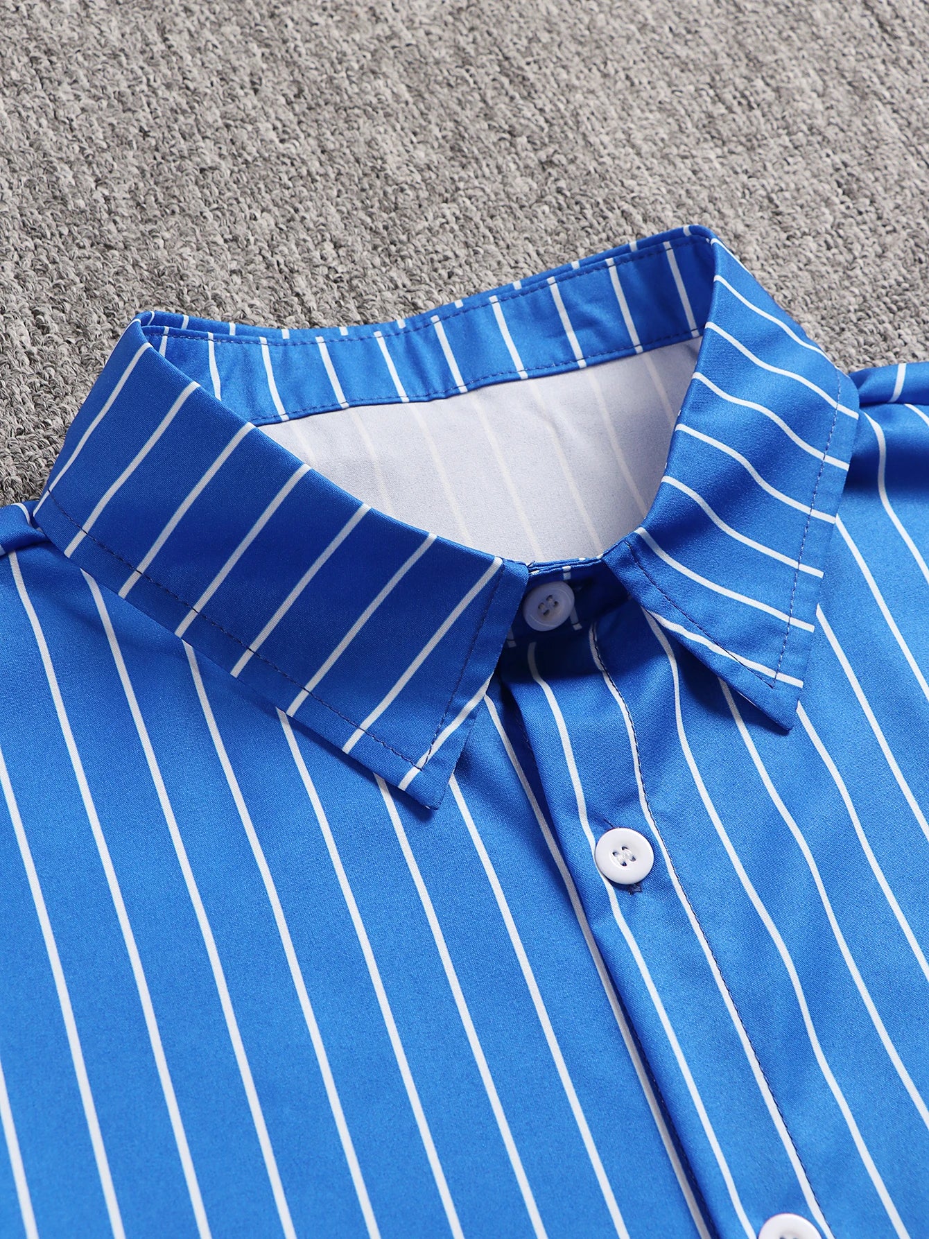 Capri Blue Striped Button down