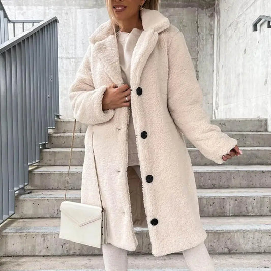 Women's Fur Trench coat