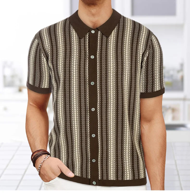 Trieste Knitted Button Down