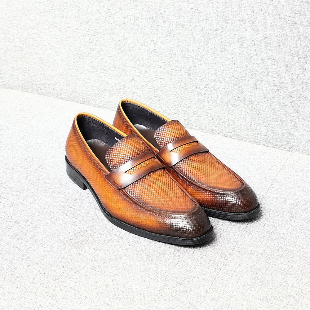 Morreti Patterned Loafers