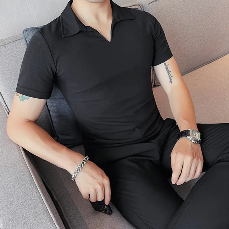 Classic V-Neck Polo