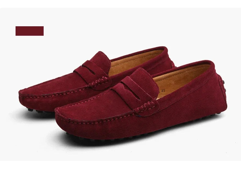 Suede Driver loafers
