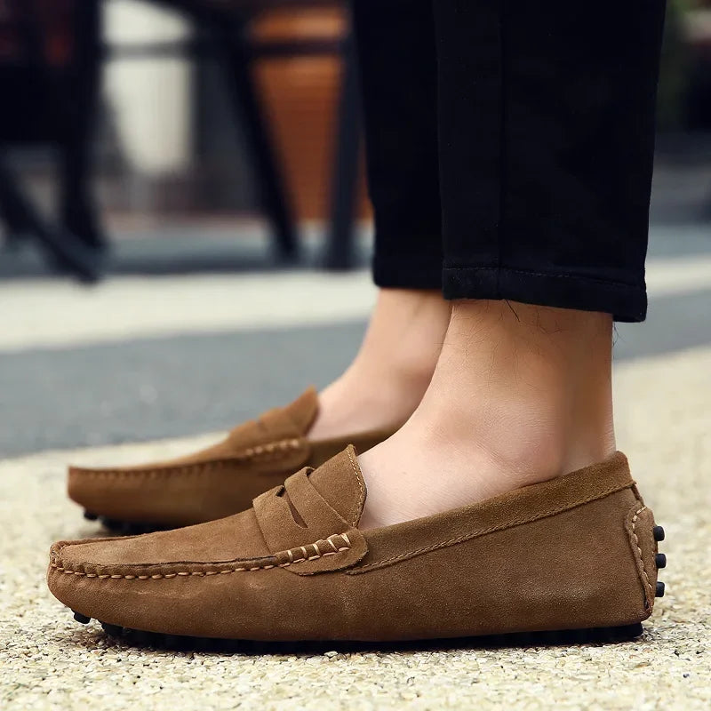 Nobilta Suede Driver Loafers