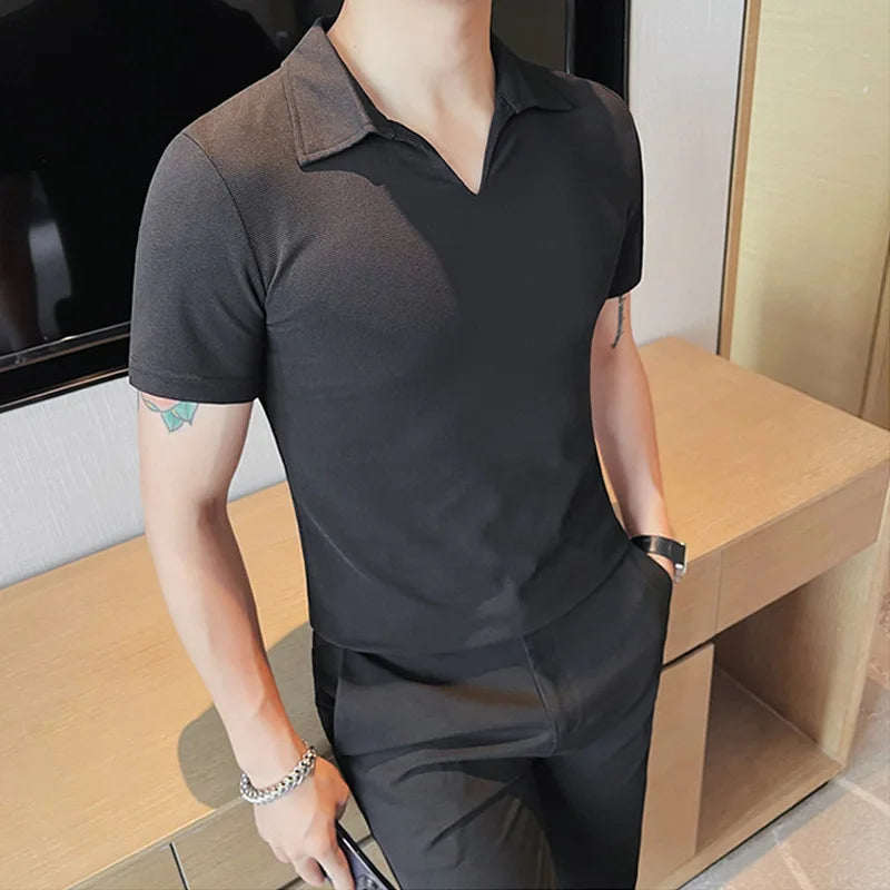 Classic V-Neck Polo