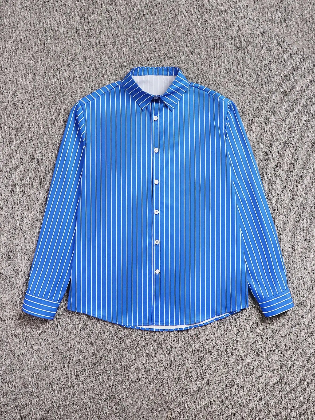 Capri Blue Striped Button down