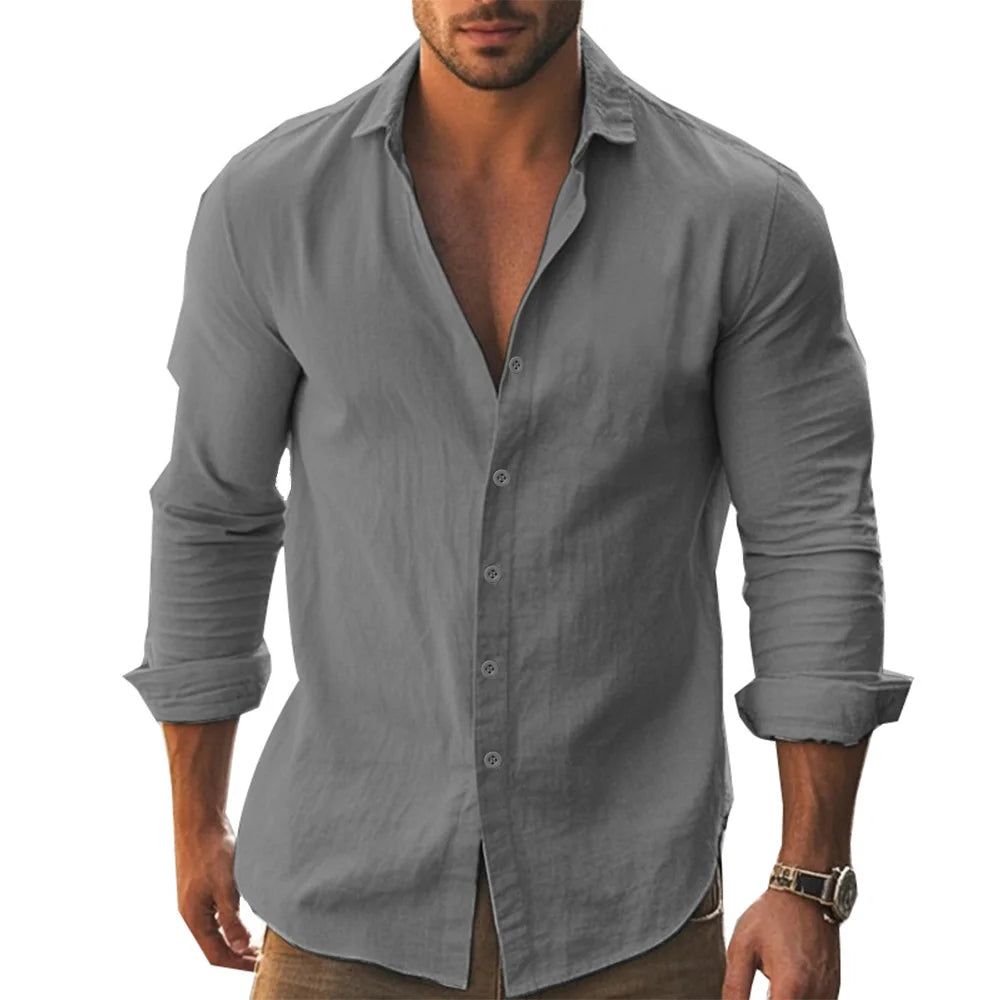 Classic linen Button Down