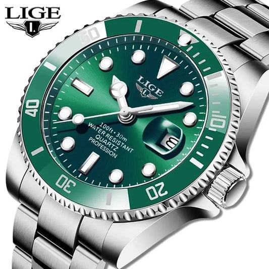 LIGE Diver Watch