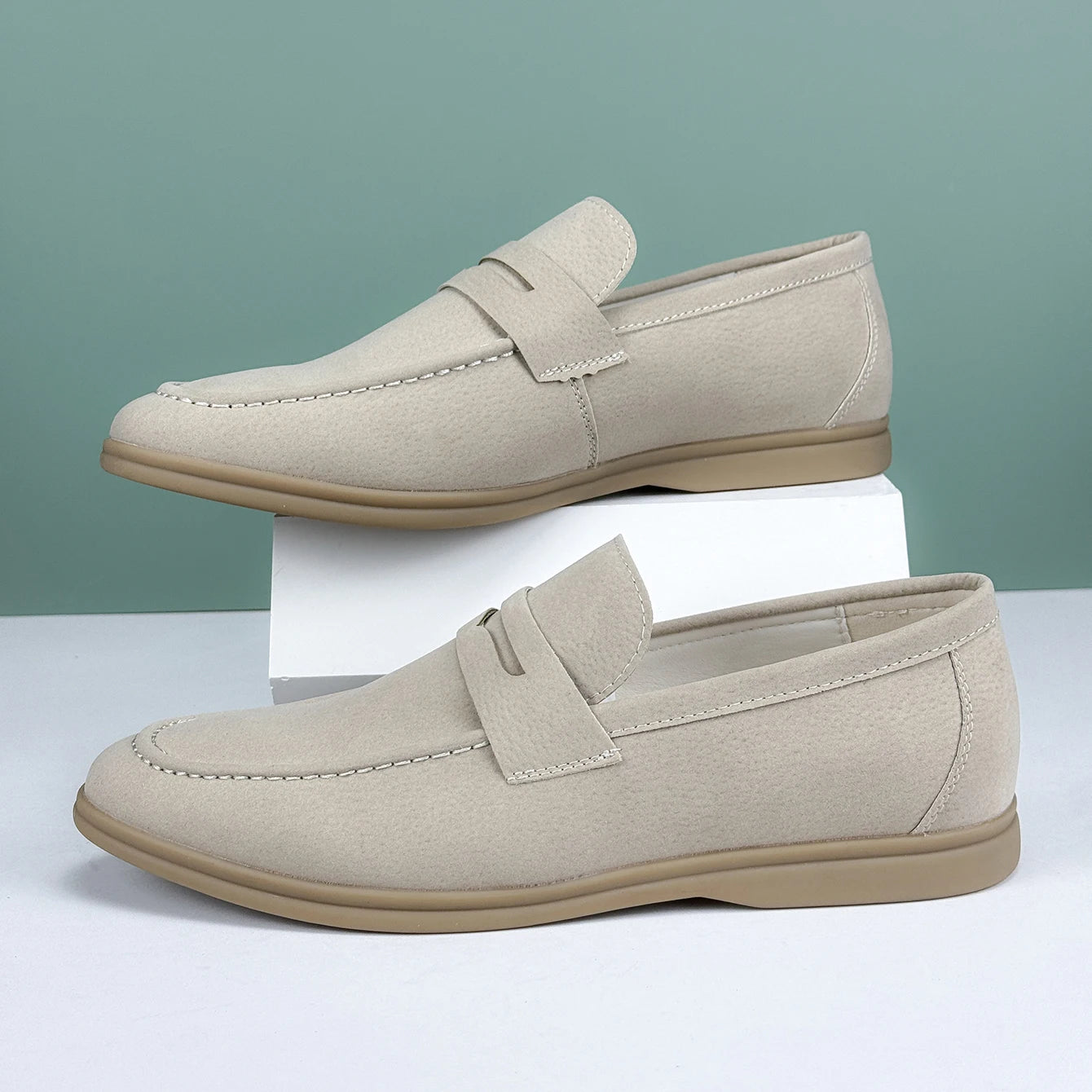 Casual Suede Penny Loafers