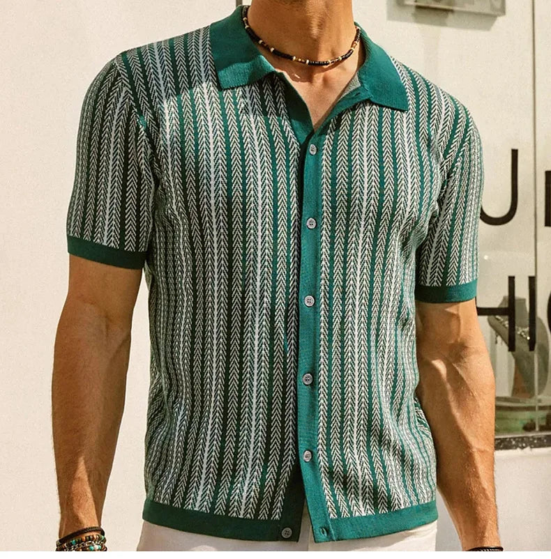 Trieste Knitted Button Down
