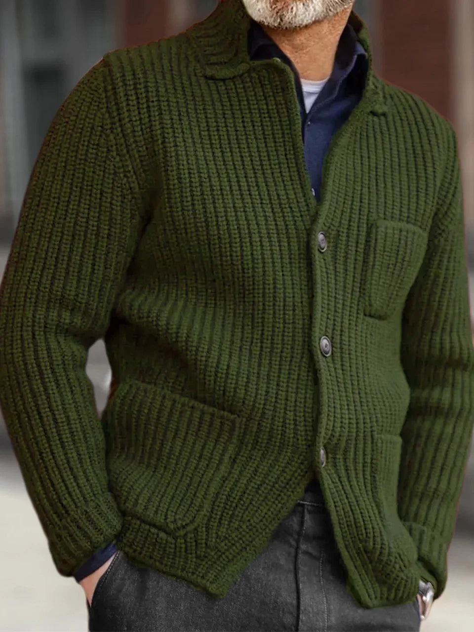 Knitted Cardigan Blazer