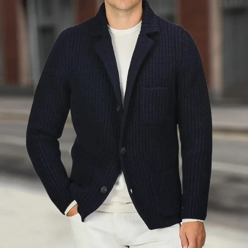 Knitted Cardigan Blazer