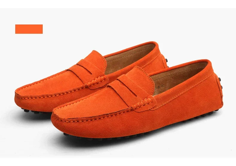 Suede Driver loafers