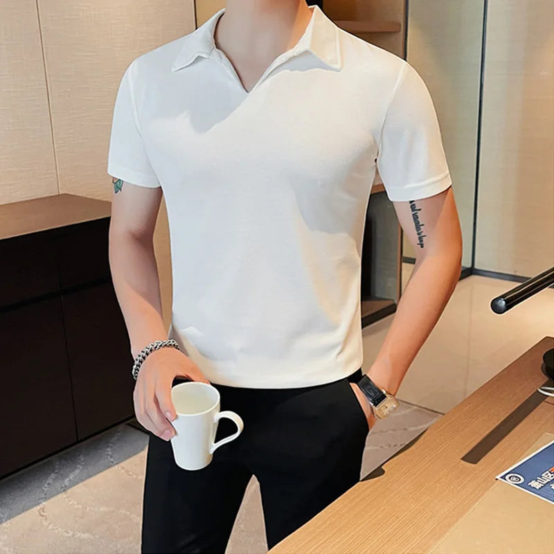 Classic V-Neck Polo