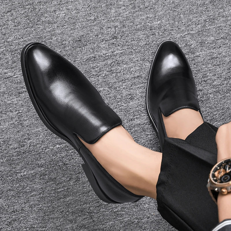 Slip-On Leather Shoes