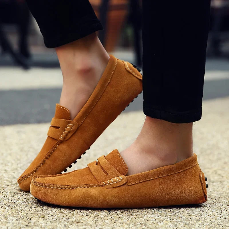 Nobilta Suede Driver Loafers