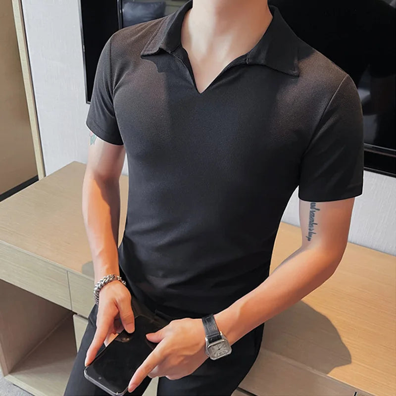 Classic V-Neck Polo