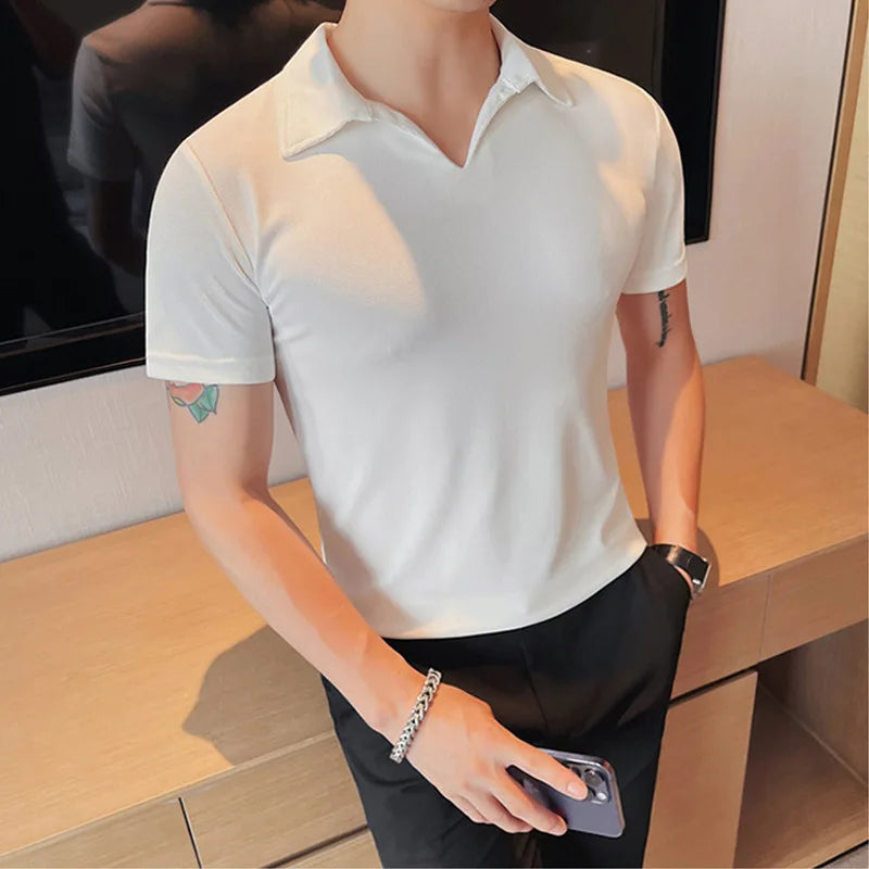 Classic V-Neck Polo