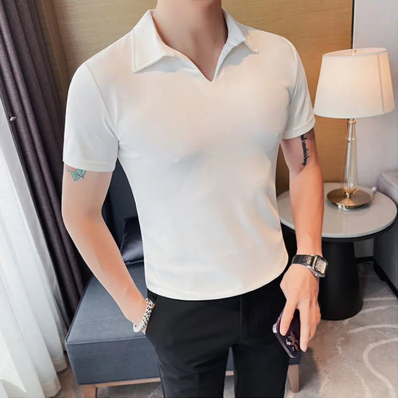 Classic V-Neck Polo