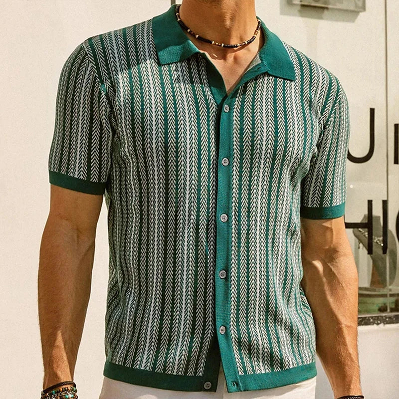 Trieste Knitted Button Down
