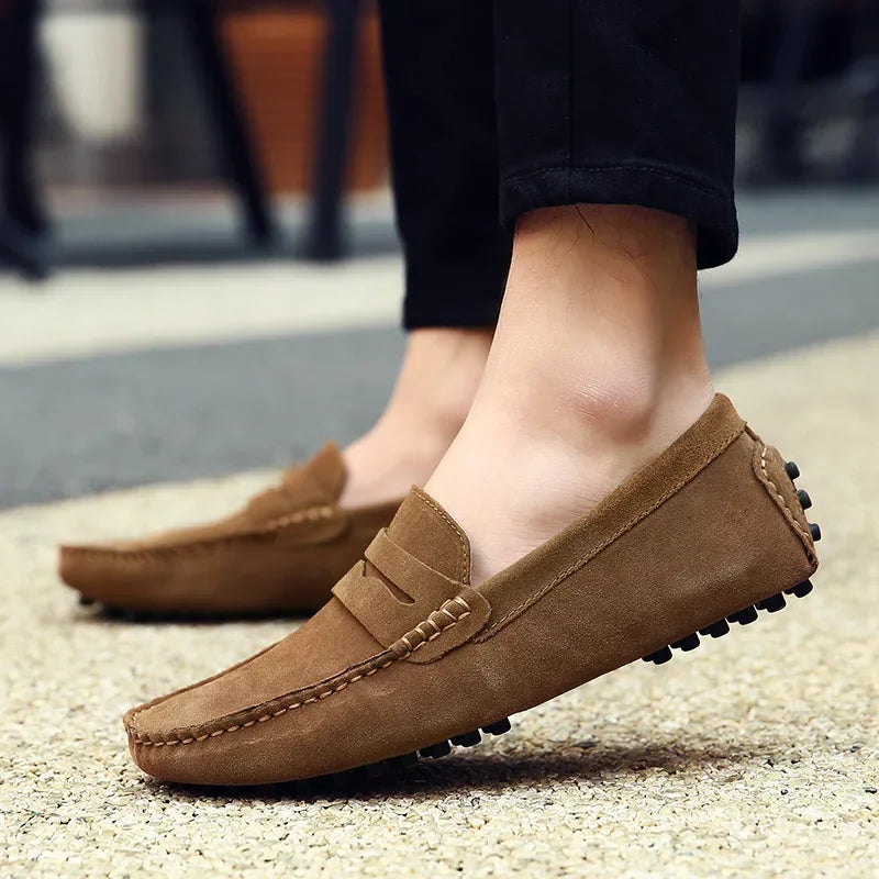 Nobilta Suede Driver Loafers
