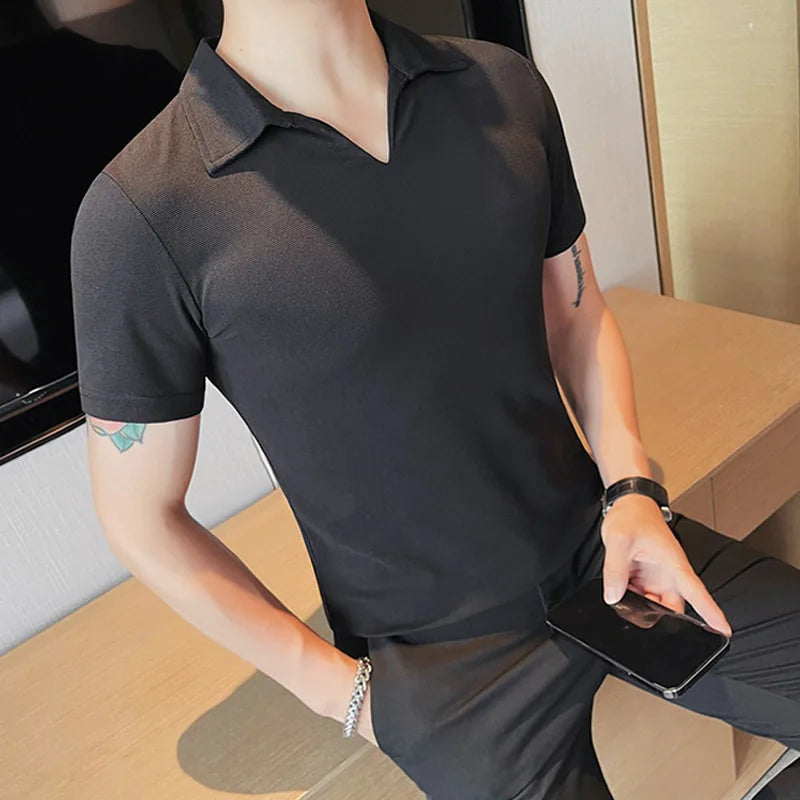 Classic V-Neck Polo