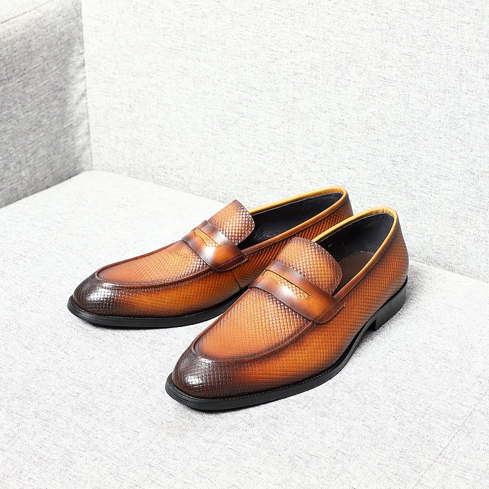 Morreti Patterned Loafers