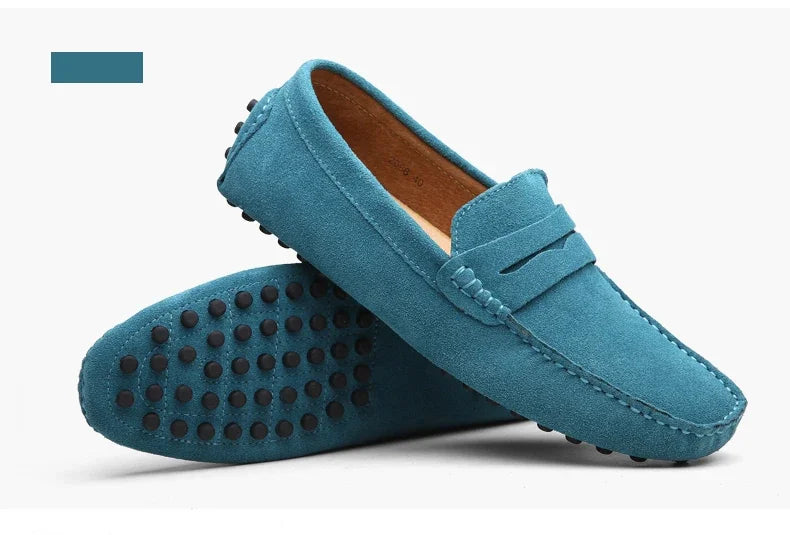 Suede Driver loafers