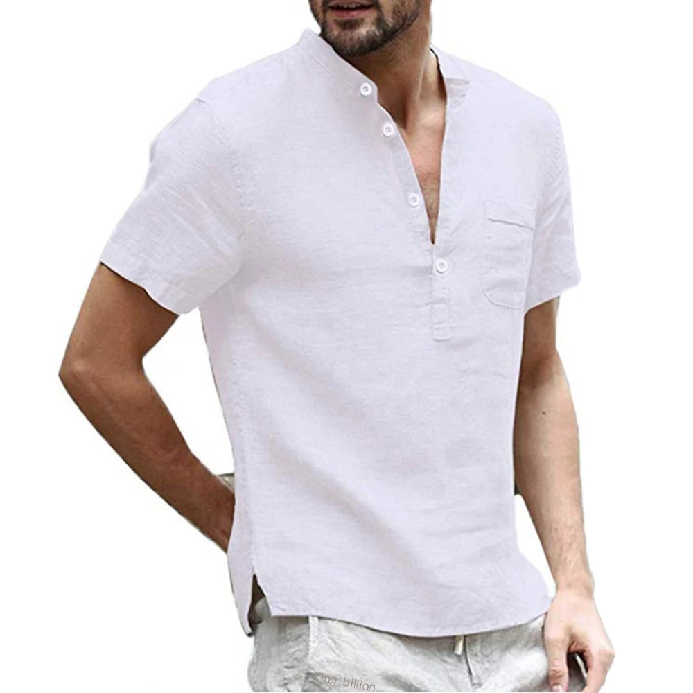 Cotton and Linen Summer T shirt