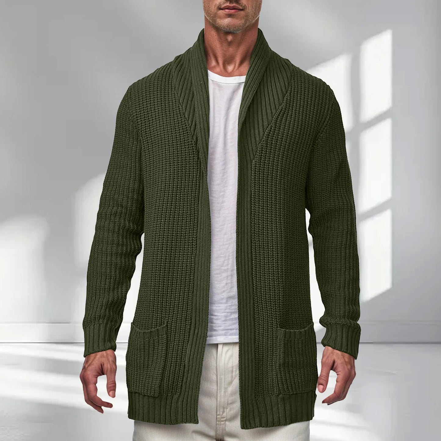 Long Knitted Cardigan