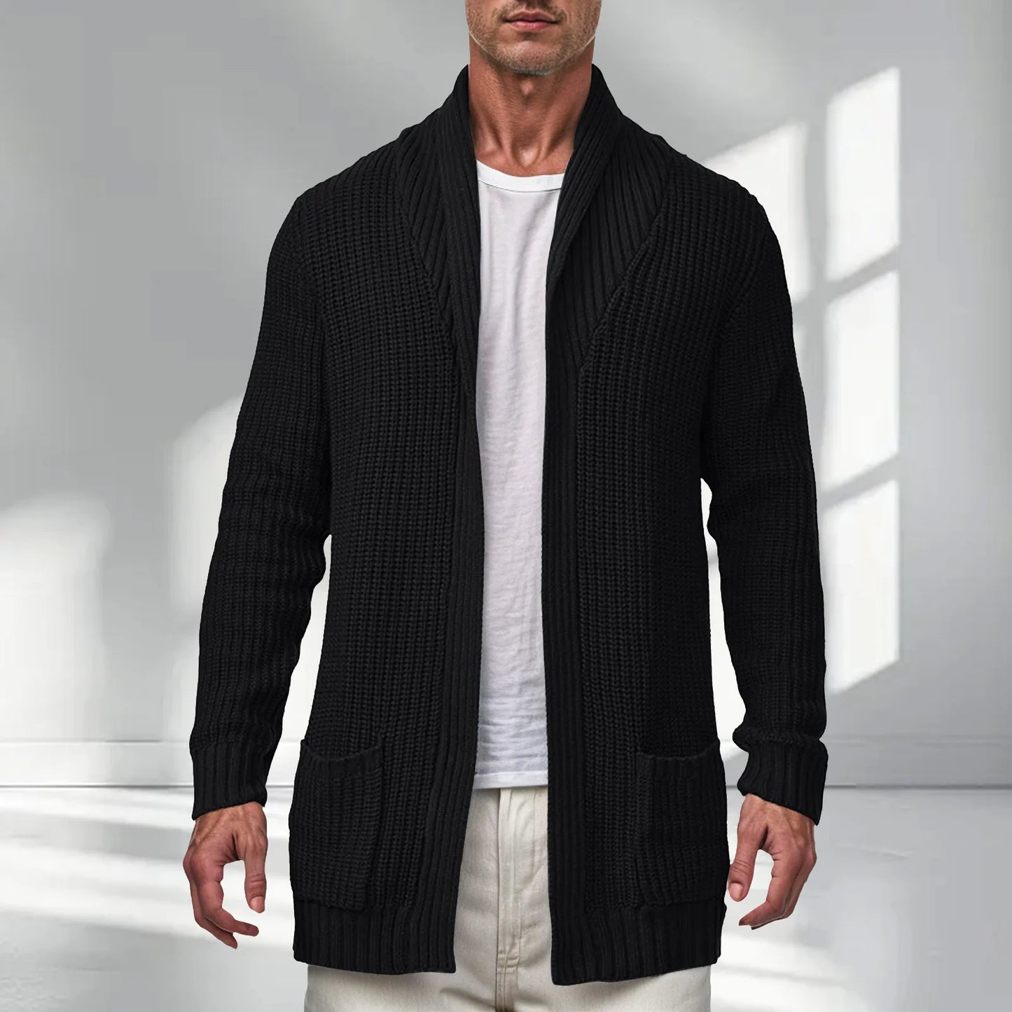 Long Knitted Cardigan