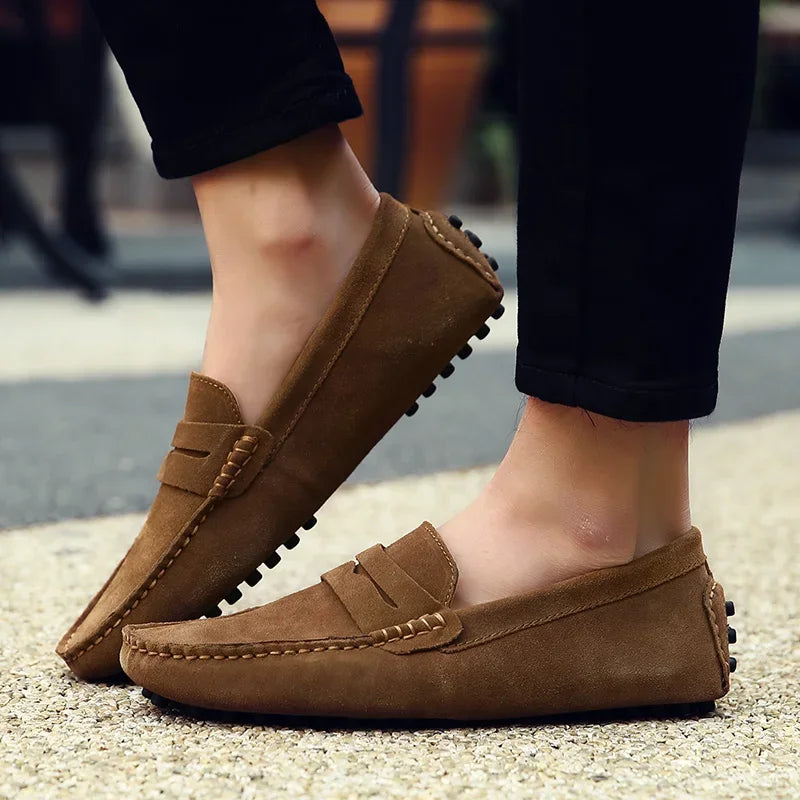 Nobilta Suede Driver Loafers