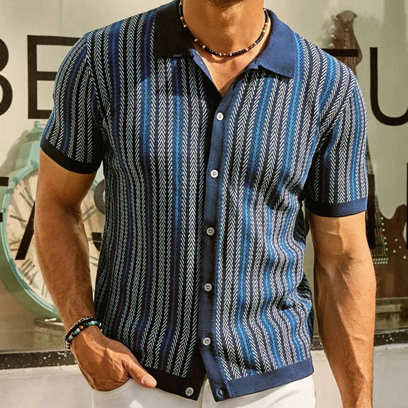 Trieste Knitted Button Down