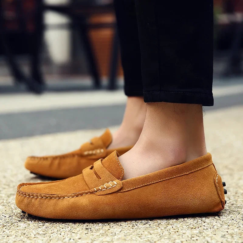 Nobilta Suede Driver Loafers