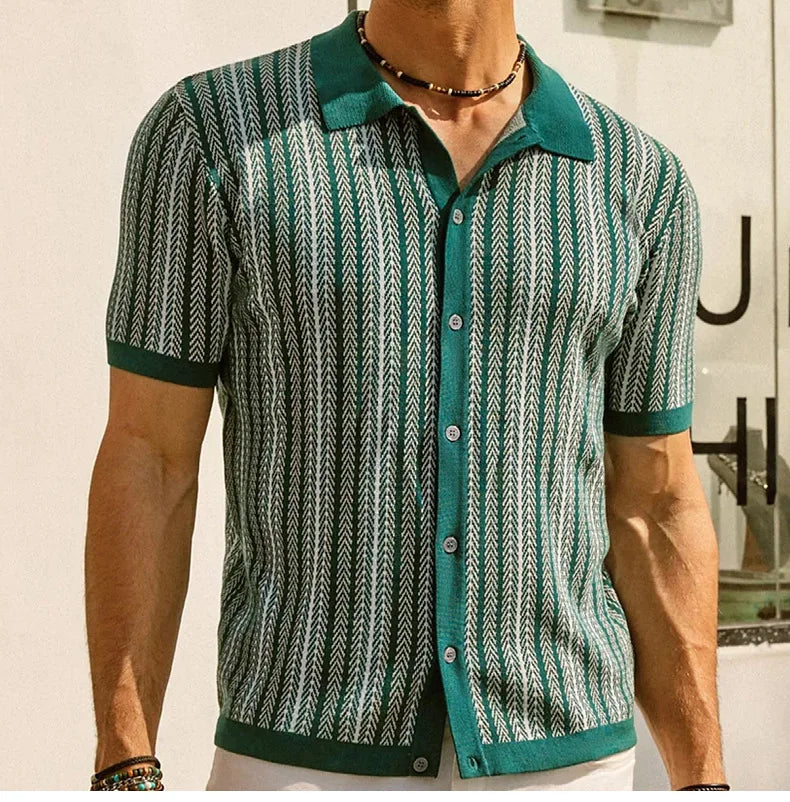 Trieste Knitted Button Down