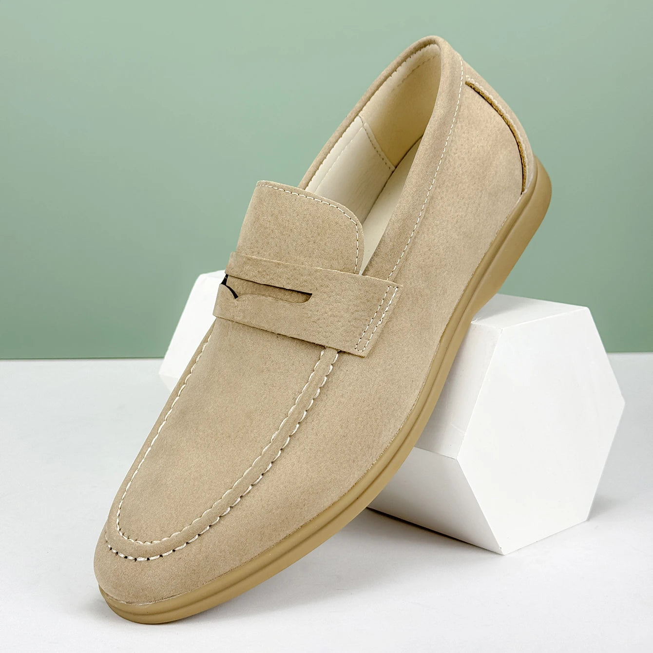 Casual Suede Penny Loafers